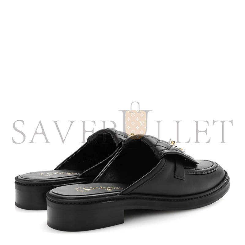 CHANEL QUILTED CC MULES G46120